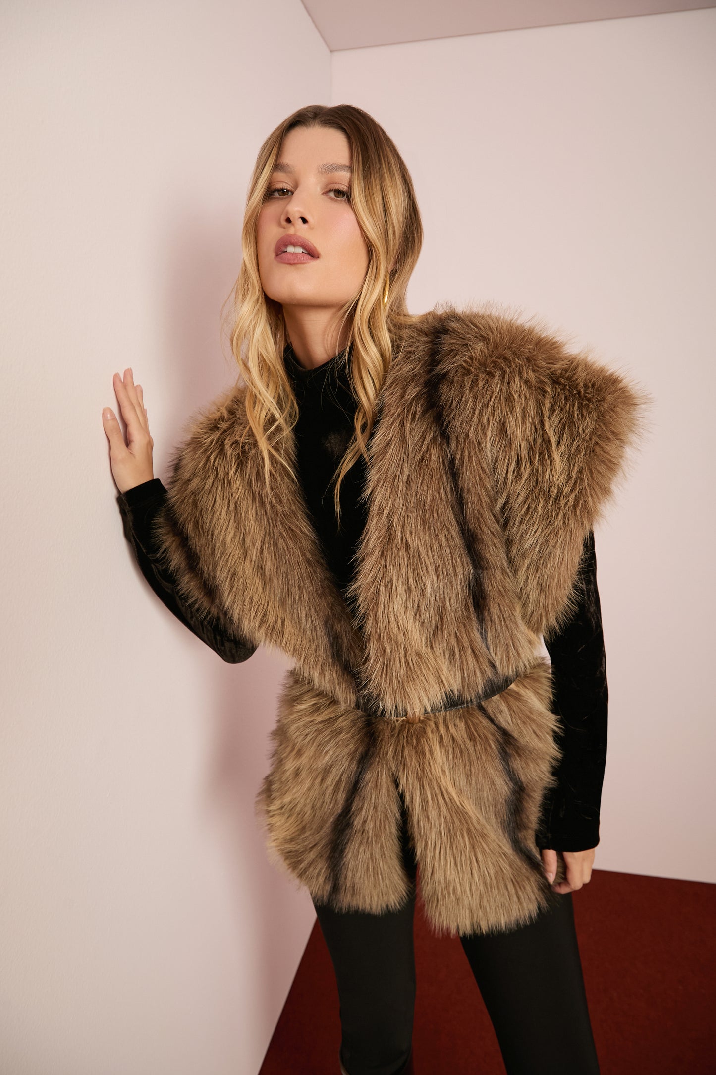 Colete de Pelo Oversized