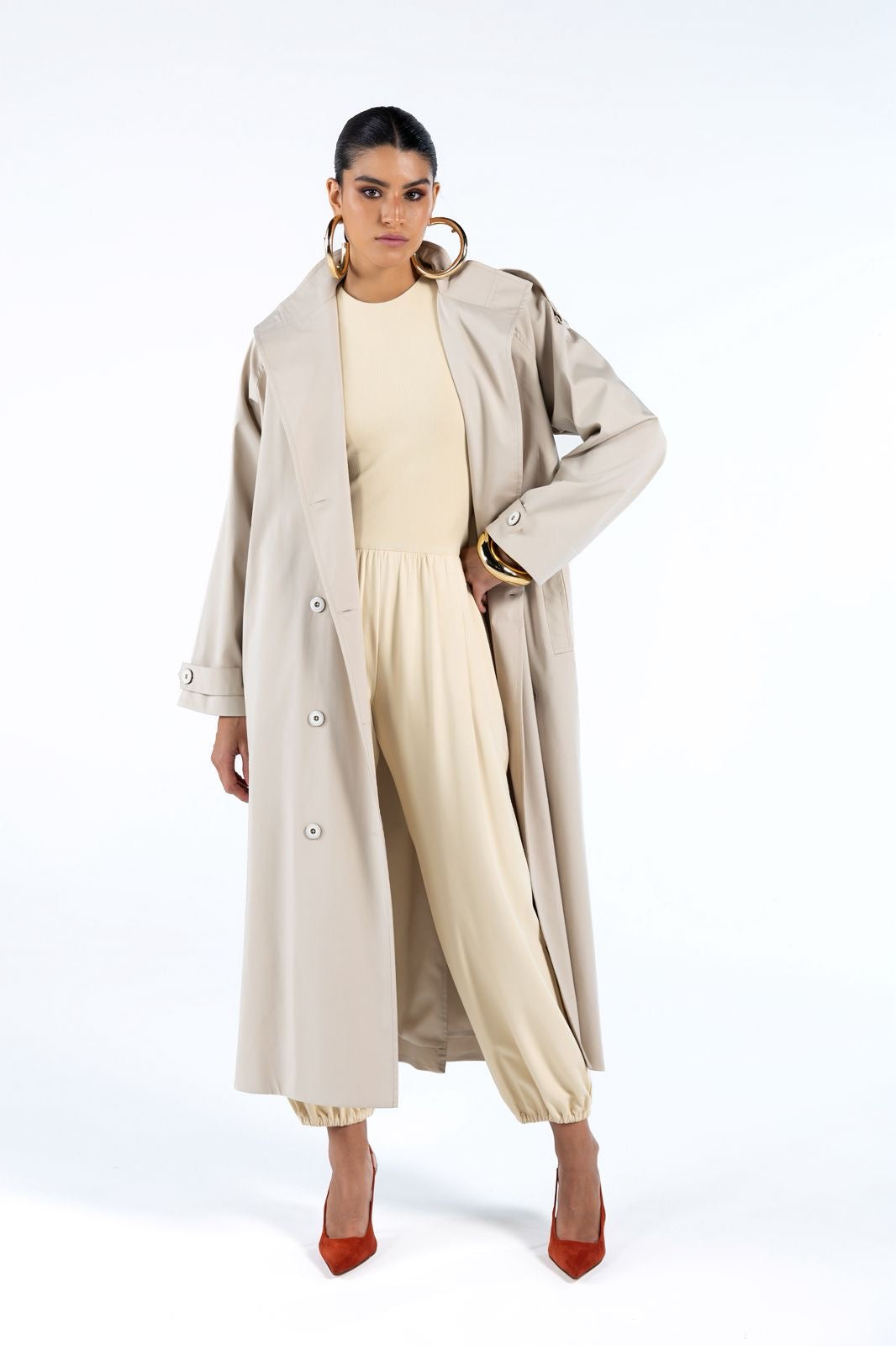 Trench coat bege