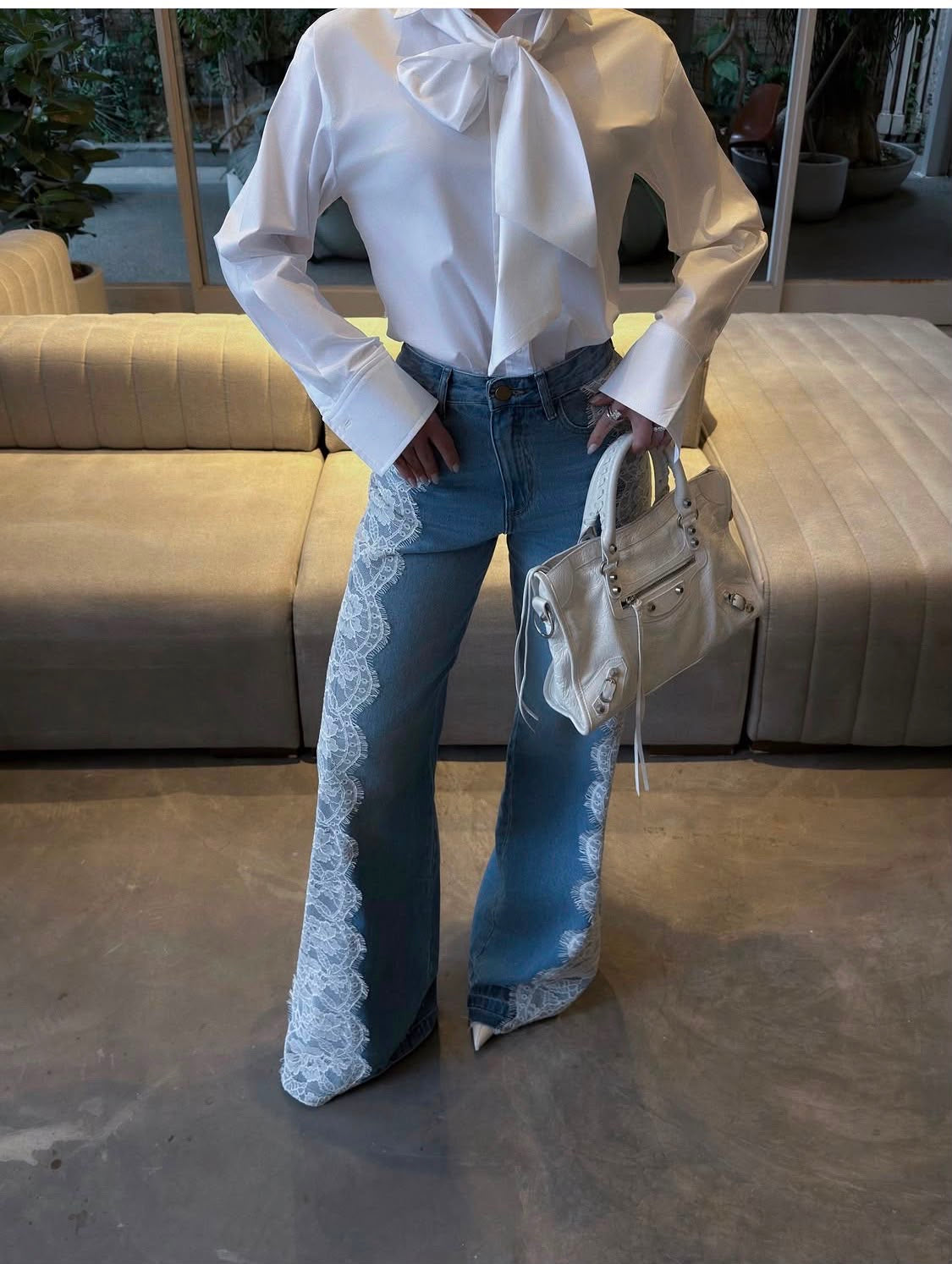 Calça jeans Jade Magalhães
