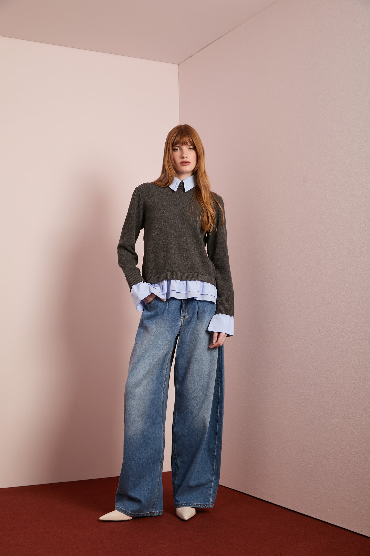 Sueter Tricot com Tricoline
