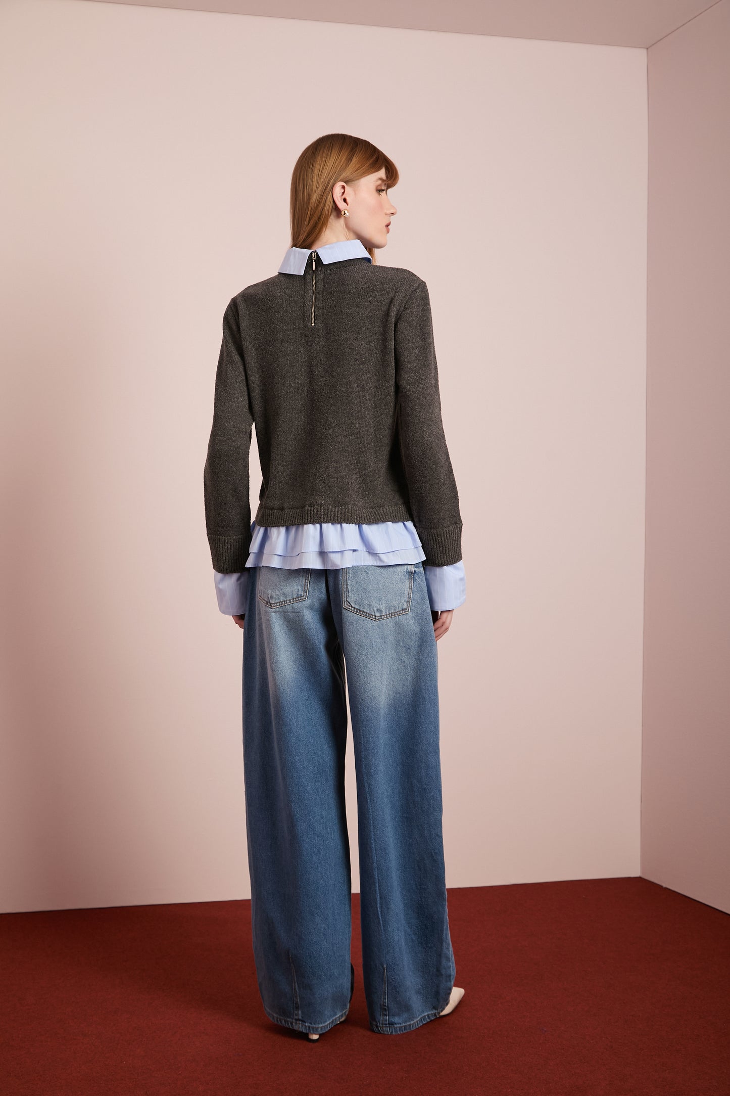 Sueter Tricot com Tricoline