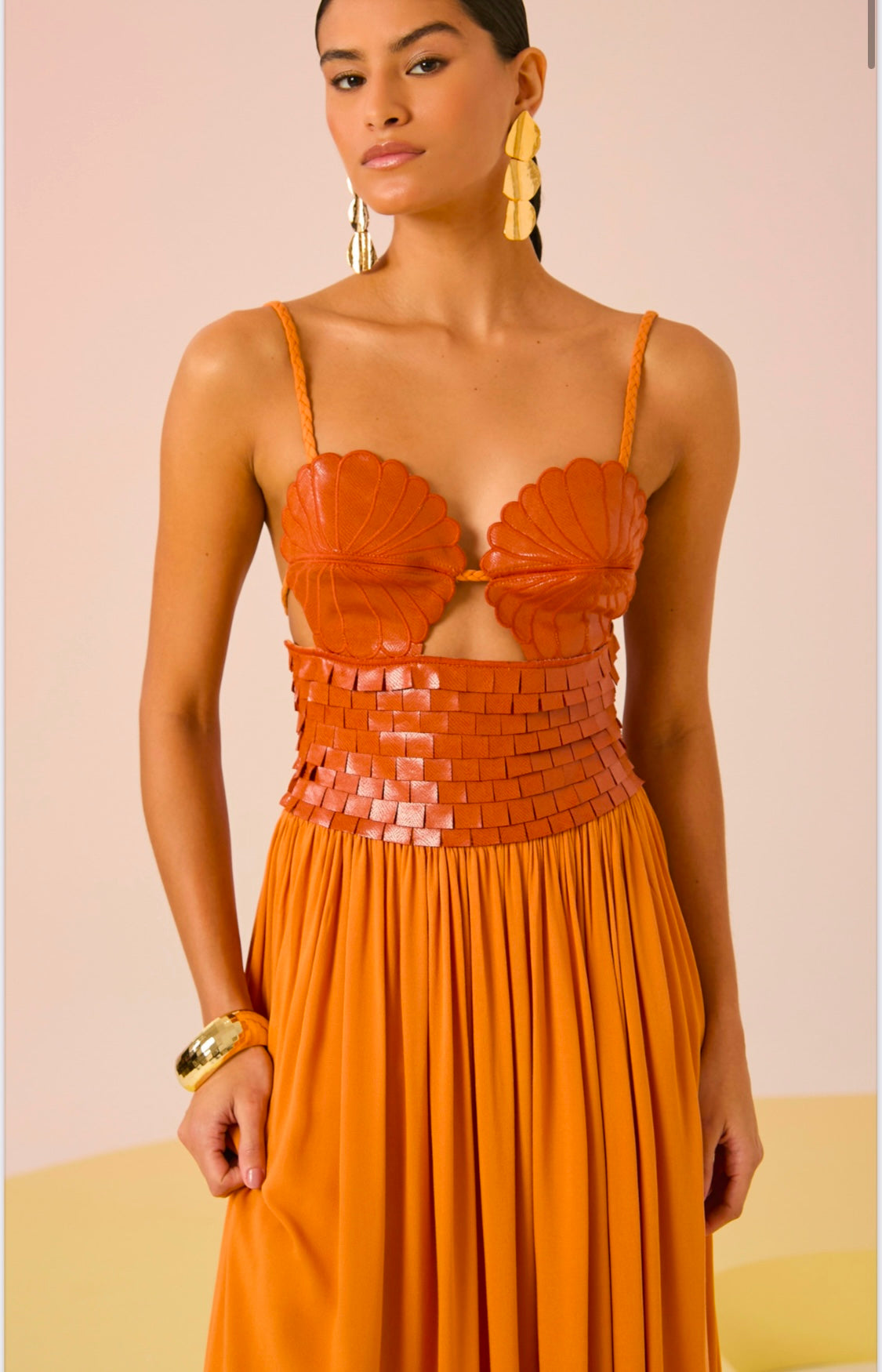 Vestido Longo Handmade com Aplicações