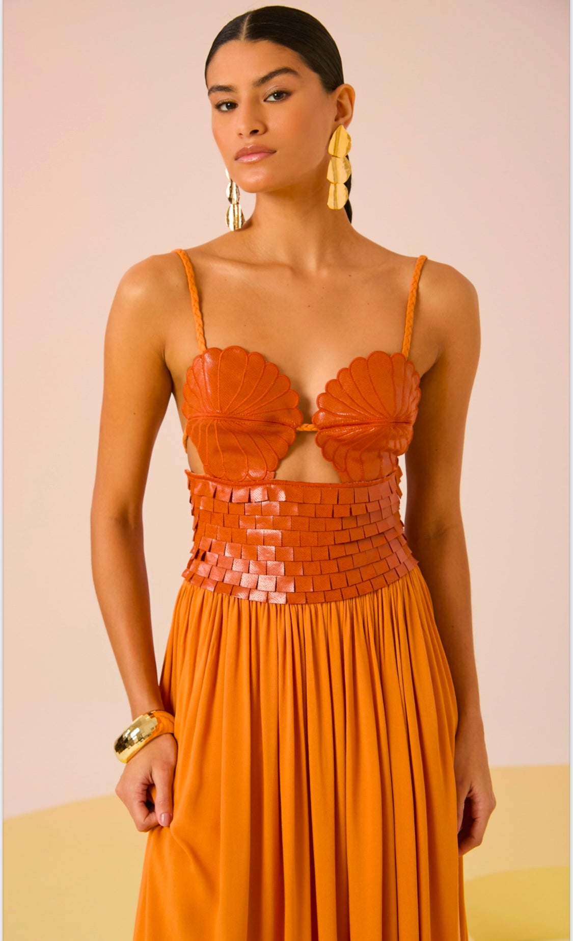 Vestido Longo Handmade com Aplicações