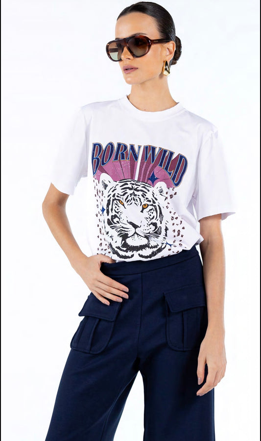 T-shirt Born Wild